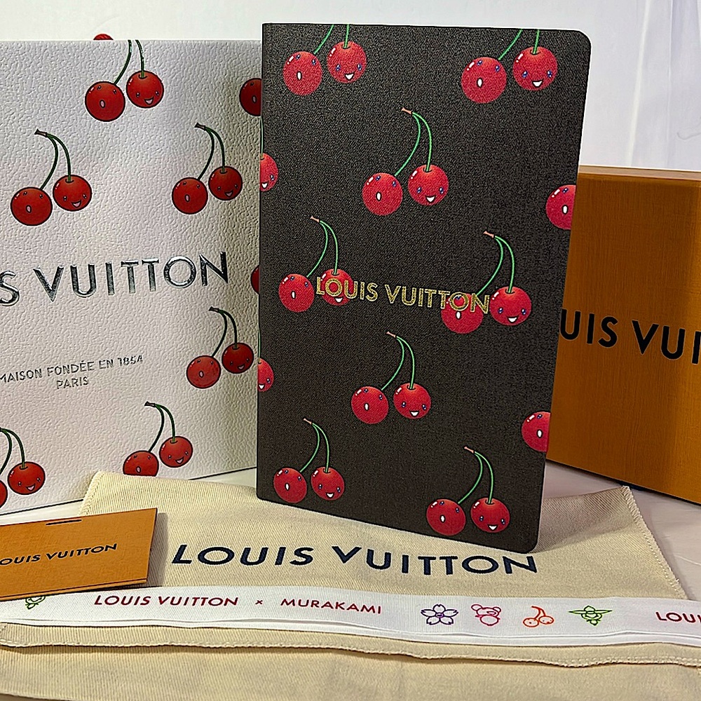 Louis Vuitton X Murakami 2025 Cerises Cherry Jane Notebook
